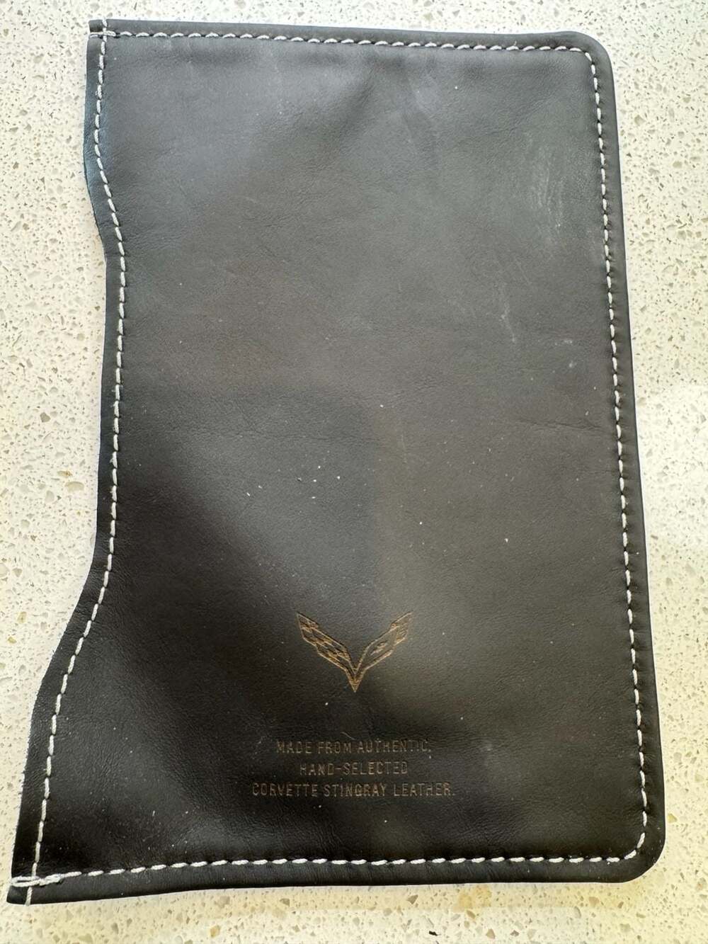 Chevrolet Corvette Stingray Authentic Leather Protective Sleeve Pouch